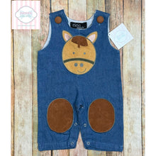 Mud Pie horse themed one piece 0-6m