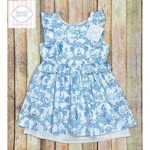 Beauty & The Beast Toile dress 4T