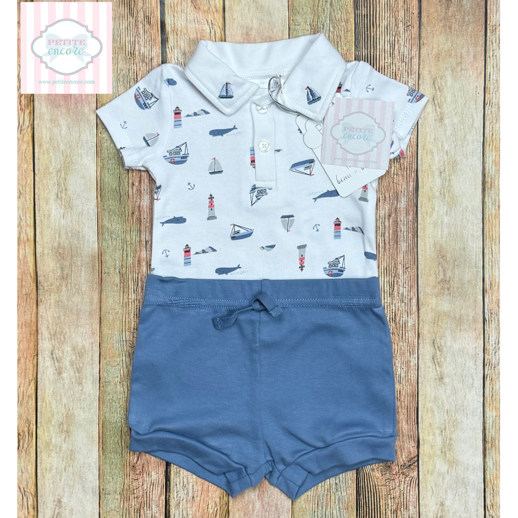 Trés Beau et Belle two piece 3-6m