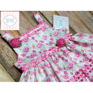 American Princess rose dress 18m