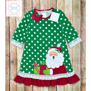 Santa themed dress 5