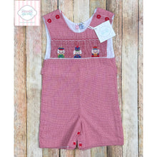 Nutcracker themed smocked one piece 3