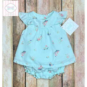 Janie and Jack floral two piece 0-3m
