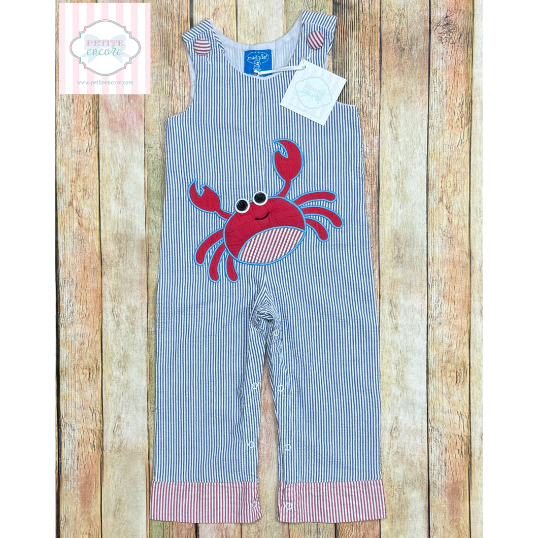 Mud Pie crab themed one piece 12-18m