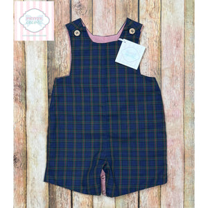 Clover Blu plaid one piece 9m