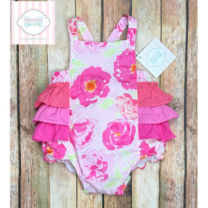 Floral one piece 12m