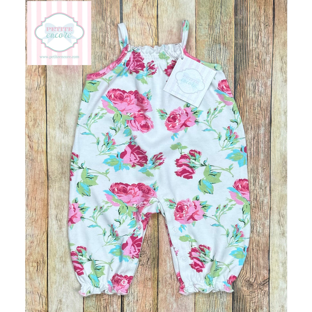 Laura Ashley floral one piece 3-6m