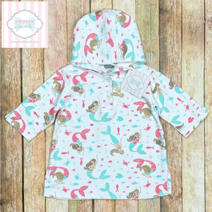 Mud Pie mermaid themed pullover 12-18m