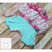 Ricrac & Ruffles one piece 3-6m