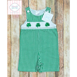 Clover themed one piece 6-12m