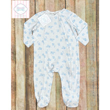 Little Me teddy themed one piece 9m