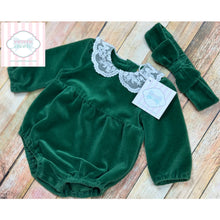 Little Me one piece with headband 6m