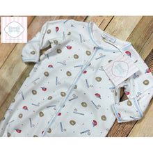 Magnolia Baby baseball themed converter gown NB