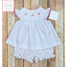 Cherry themed two piece 18m