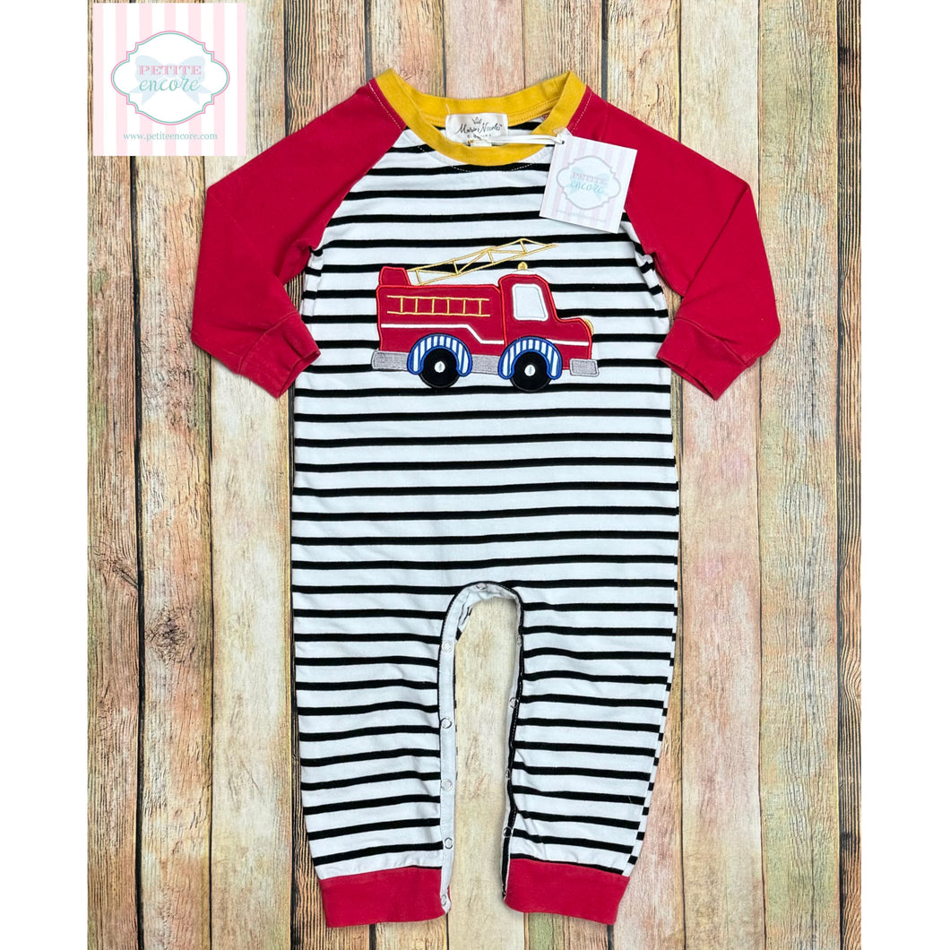 Fire truck themed one piece 18-24m