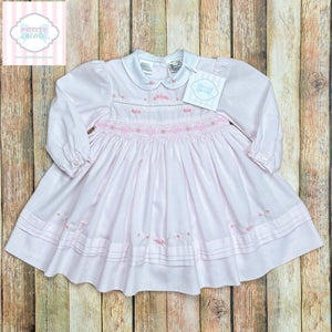 Sarah Louise smocked dress 12m