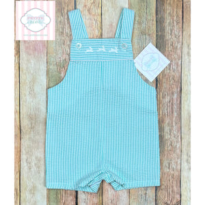 Bunny themed overalls 3-6m