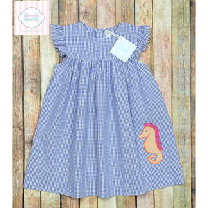 Seahorse themed dress 3T