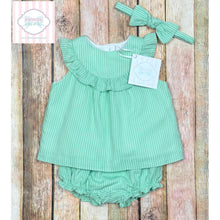 Janie and Jack two piece with headband 3-6m