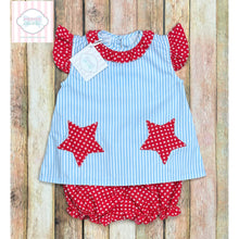 James & Lottie patriotic two piece 2T