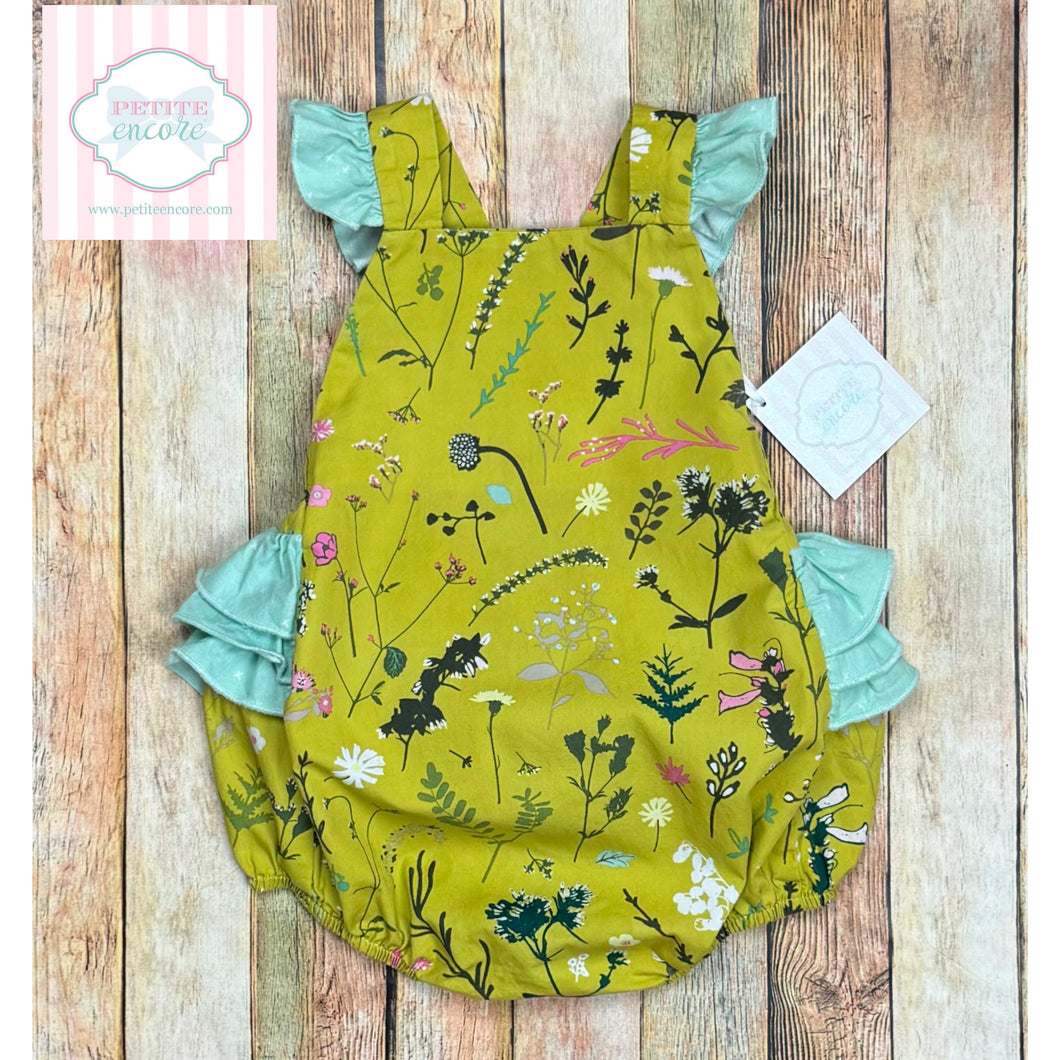 Ricrac & Ruffles one piece 24m/2T