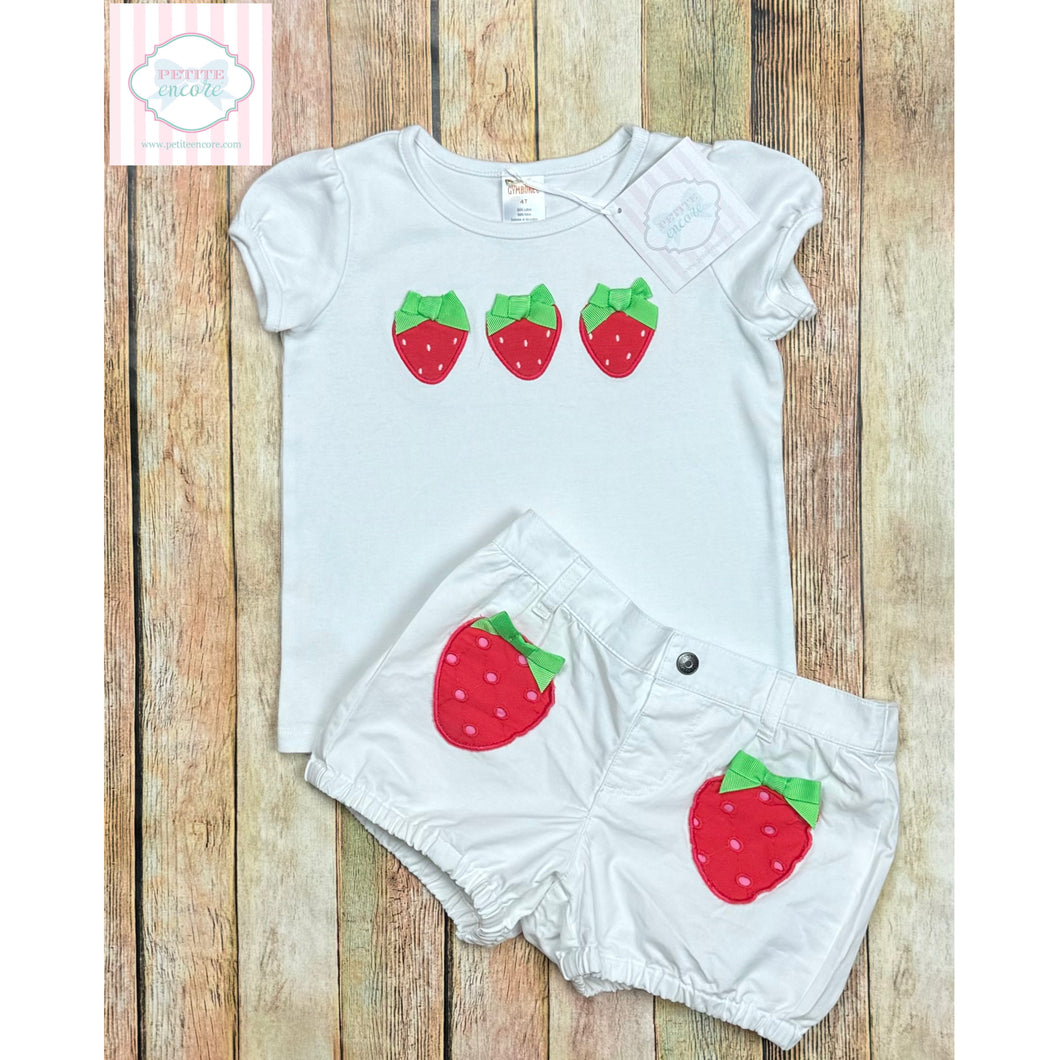 Gymboree strawberry set 4T