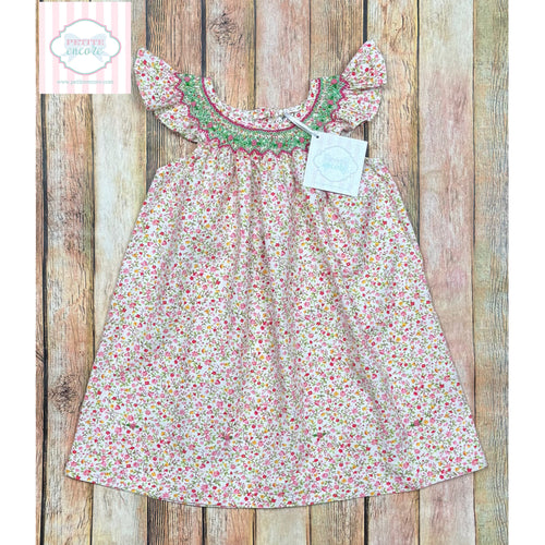 Sissymini smocked dress 12m