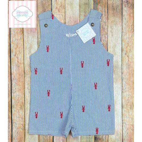Piping Prints lobster themed one piece 3T