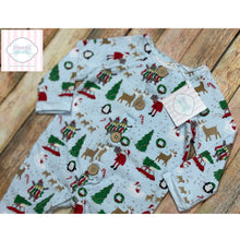 Mud Pie Christmas themed one piece 6-9m