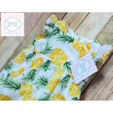 Janie and Jack pineapple themed one piece 0-3m