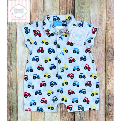 Tractor themed one piece 3m