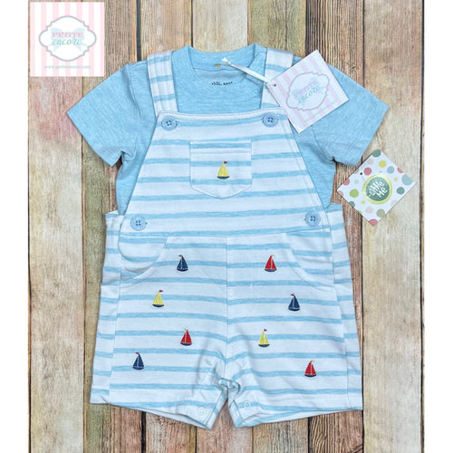Little Me sailboat themed two piece 3m