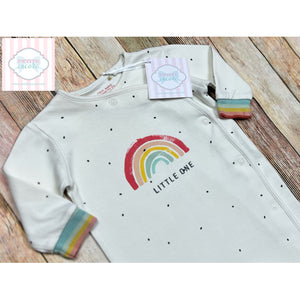 Next rainbow themed one piece 3-6m