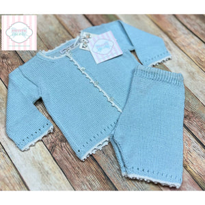 Zackali Baby knit two piece 0-6m