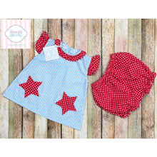 James & Lottie patriotic two piece 2T