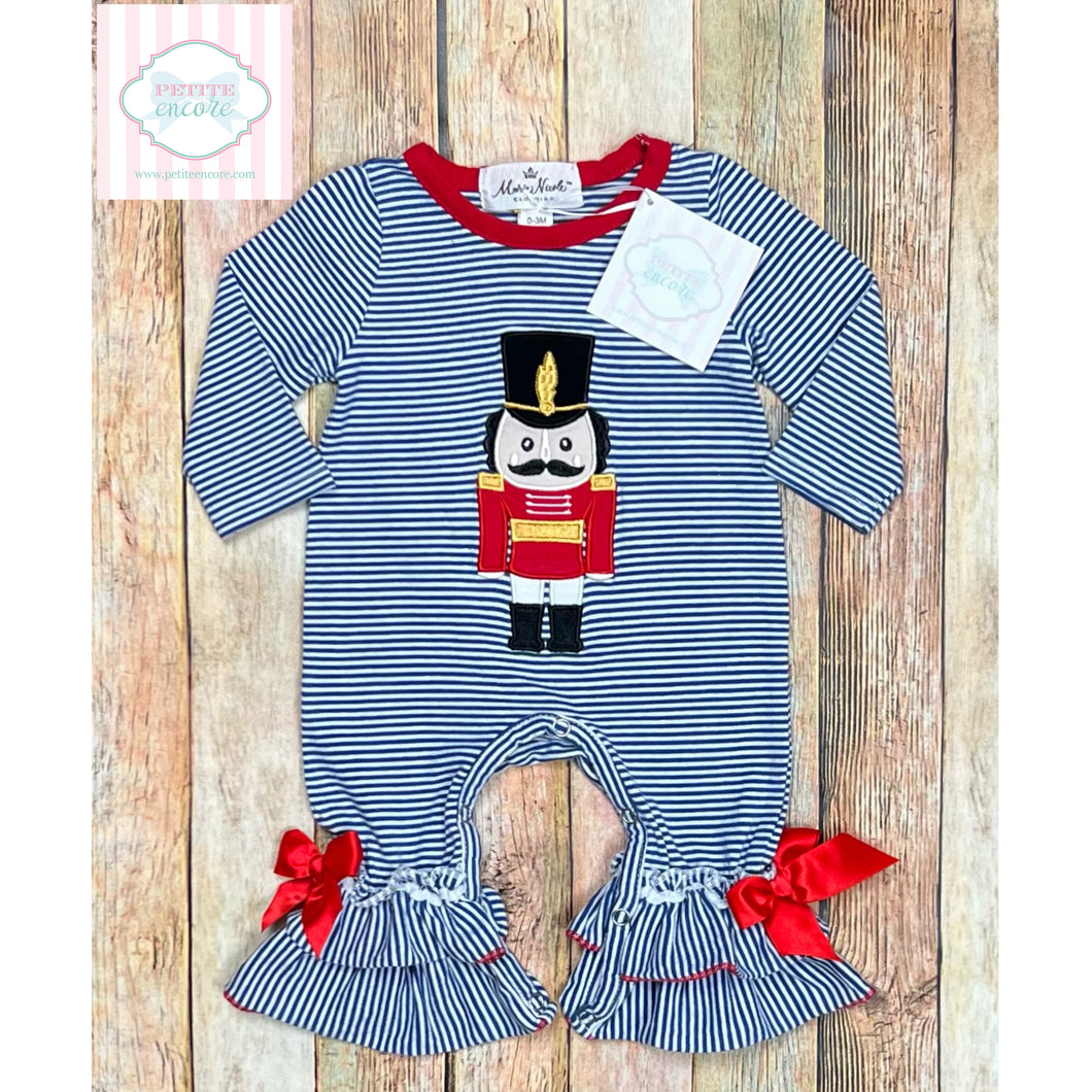 Nutcracker themed one piece 0-3m