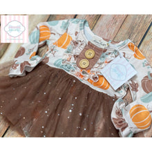 Fall themed one piece 3-6m