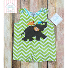 Mud Pie elephant themed one piece 0-6m