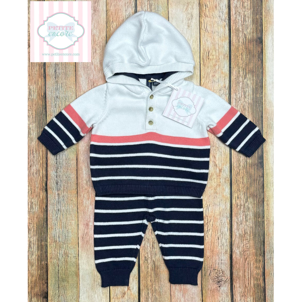 Janie and Jack two piece 0-3m