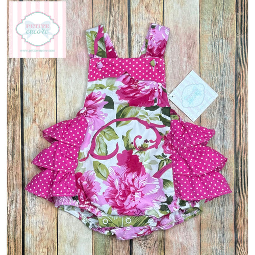 Tutu & Lulu floral sunsuit 3-6m