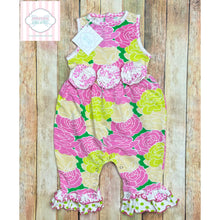 Ann Loren floral one piece 12-18m