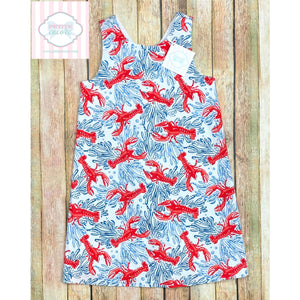 Tommy Bahama lobster themed dress 8