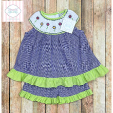 Three Sisters smocked two piece 24m