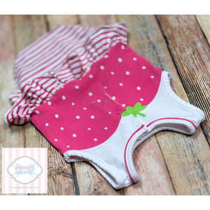 Mayoral Baby strawberry themed one piece NB 1-2m