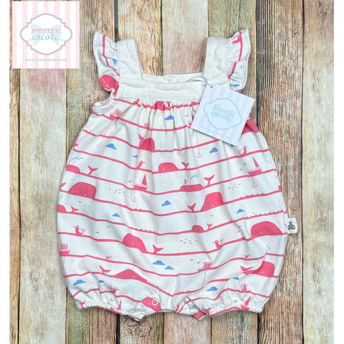 Baby Gap whale themed one piece 0-3m