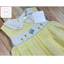 Butterfly themed smocked one piece 12m