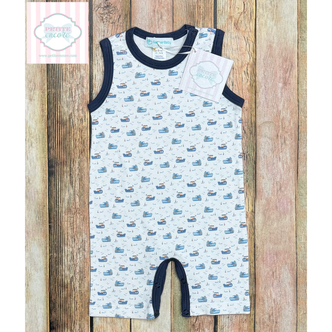 Feather Baby pima one piece 3-6m