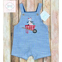 Mud Pie farm themed overalls 6-9m