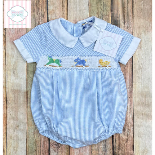 Carriage Boutiques smocked one piece 9m