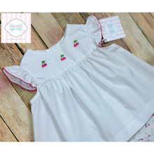 Cherry themed two piece 18m